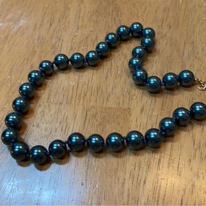 Kenneth Jay Lane Fashion Pearls - Deep Teal